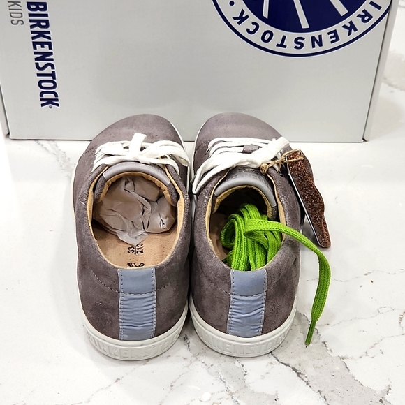 Birkenstock Kids Arran Grey Suede Sneaker | Size 2 Big Boy | NIB | Multiple - Picture 14 of 16